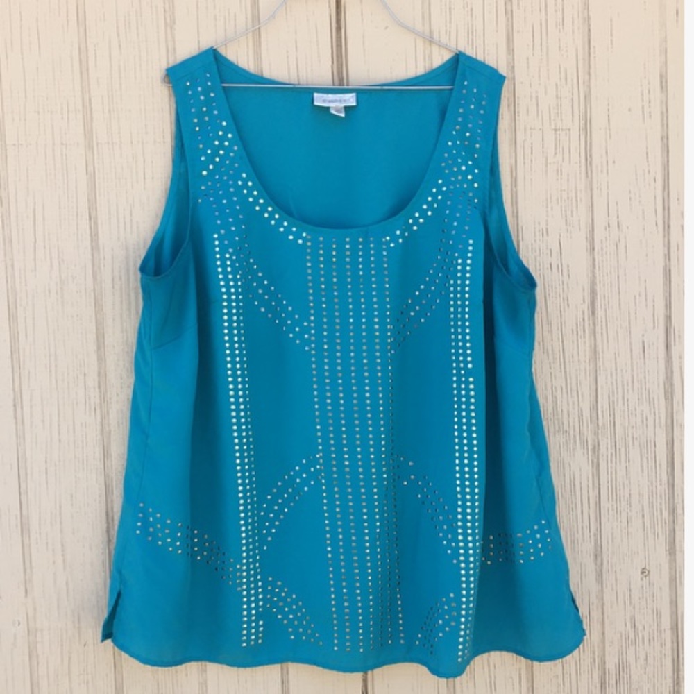 DressBarn Turquoise blouse
